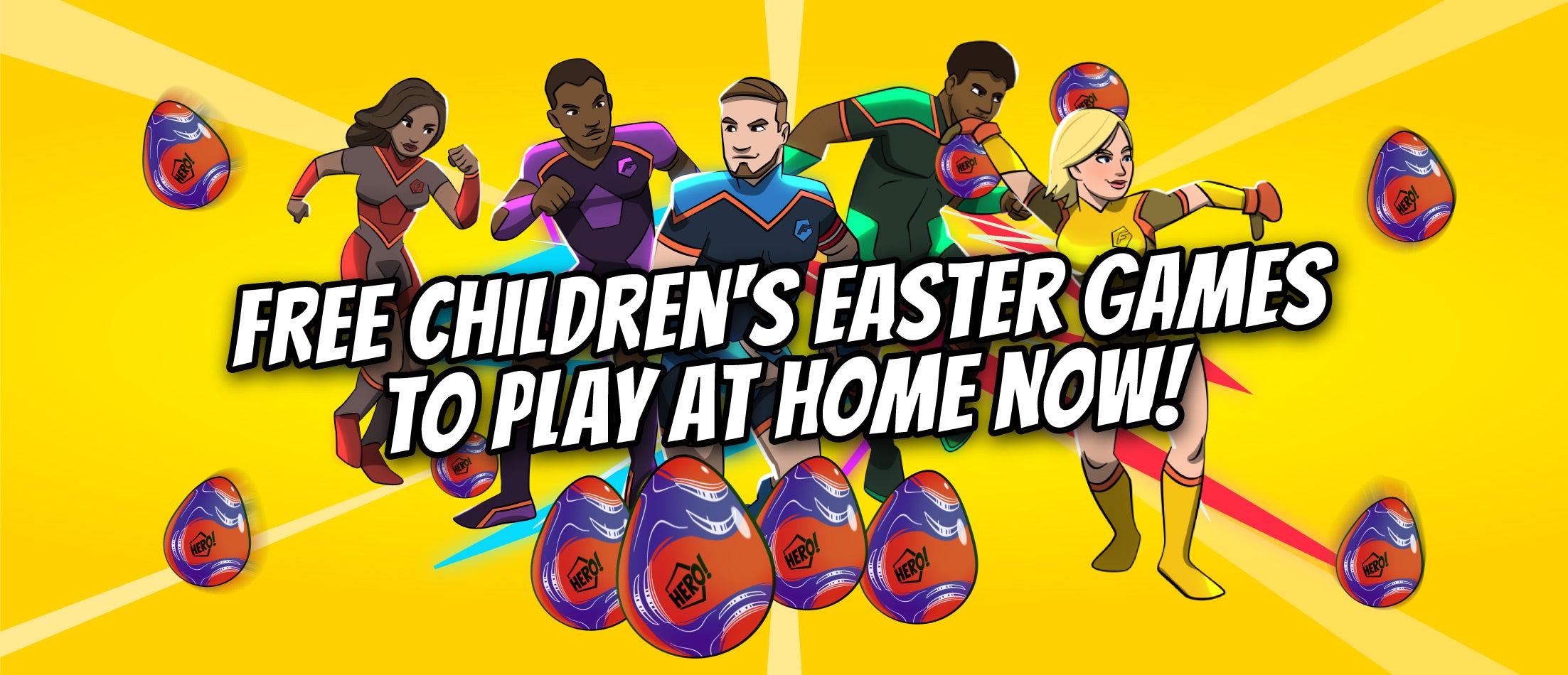 FREE Children's Football Easter Games to play at home now!