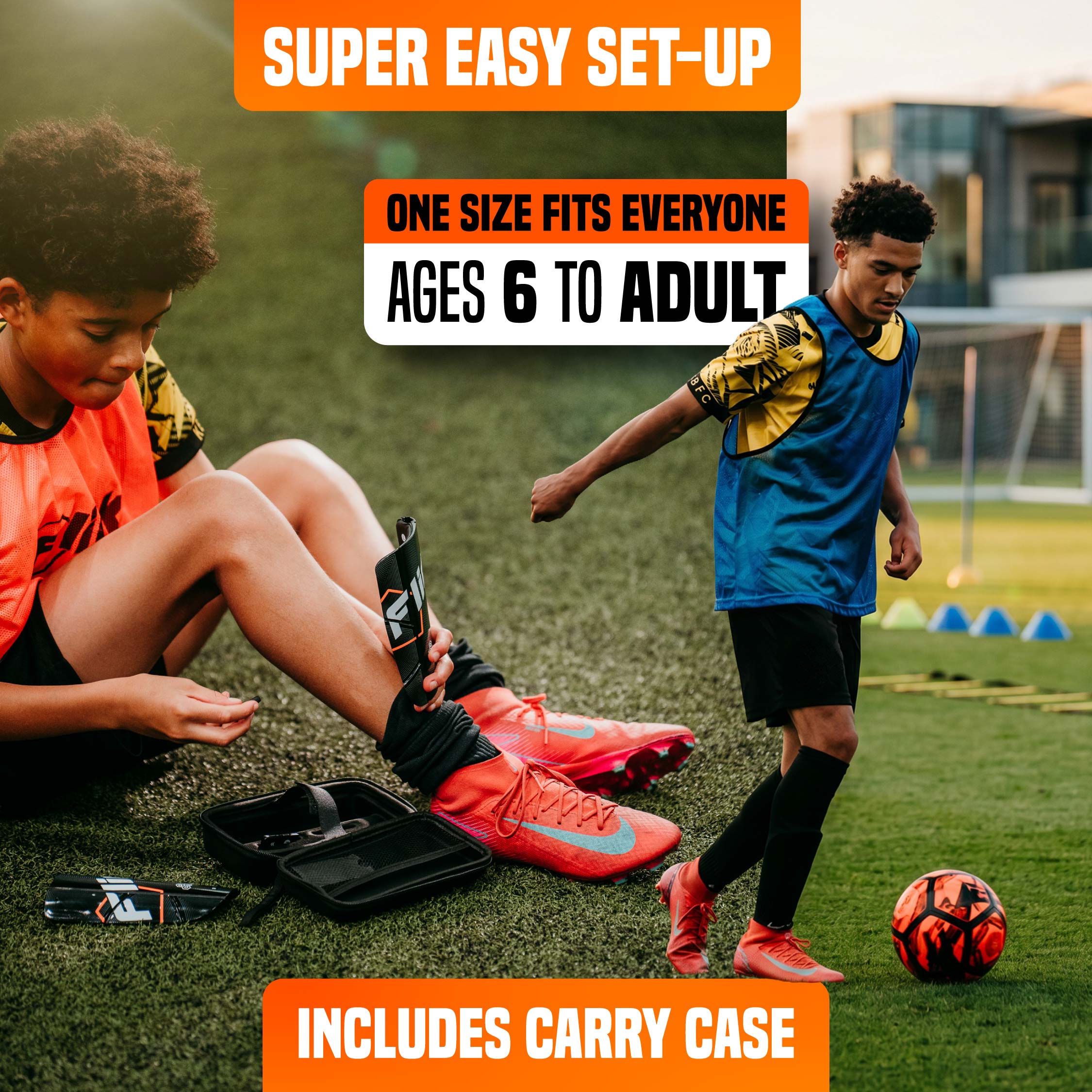 Smart Football Tracker With Shin Guards