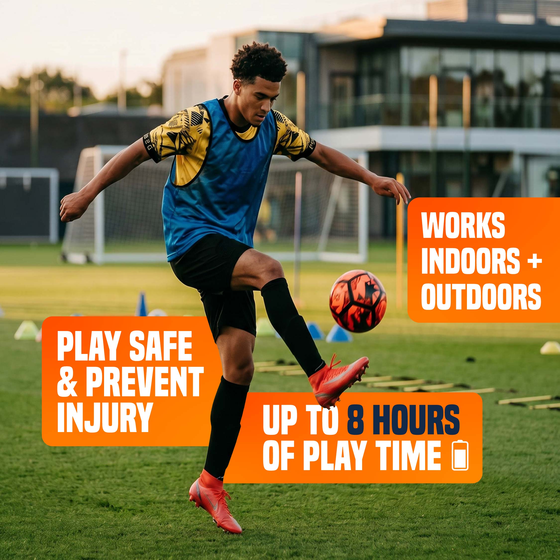 Smart Football Tracker With Shin Guards